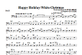 Happy Holiday/White Christmas - Bass