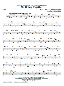 We Belong Together (from Toy Story 3) - Bass 