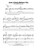 Just A Song Before I Go