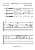 I Can See Clearly Now (The Rain Has Gone) (arr. Tim Allen) - Choral Score