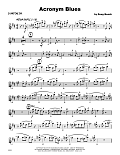 Acronym Blues - Eb Baritone Saxophone