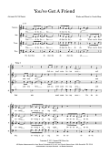 You've Got A Friend (arr. Val Regan)
