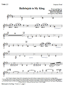 Hallelujah To My King - Violin 1 & 2 