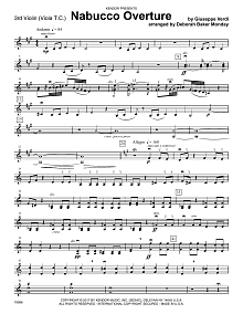 Nabucco Overture - Violin 3 (Viola T.C.) 