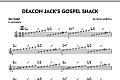 Deacon Jack's Gospel Shack - Eb Solo Sheet
