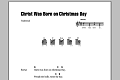 Christ Was Born On Christmas Day