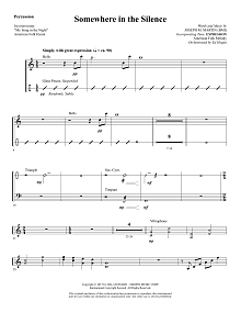 Somewhere in the Silence - Percussion 