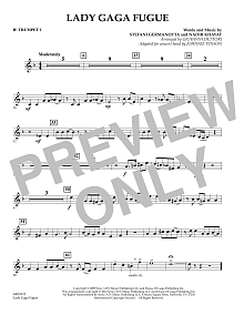 Lady Gaga Fugue - Bb Trumpet 1 