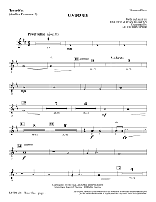 Unto Us - Tenor Sax (sub. Tbn 2) 