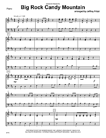 Big Rock Candy Mountain - Piano Accompaniment 