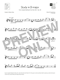Study in D major (Grade 2 List A2 from the ABRSM Flute syllabus from 2022)