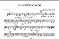 Coventry Carol - Bb Clarinet 3