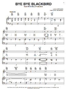 Bye Bye Blackbird 