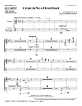 Create in Me a Clean Heart - Percussion 1 & 2