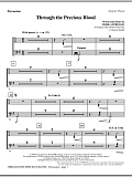 Through The Precious Blood - Percussion
