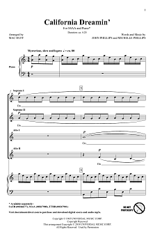 California Dreamin' (arr. Mac Huff) 
