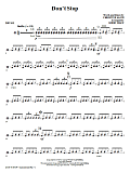 Don't Stop - Drums
