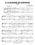 La Manire De Borodine (Valse)