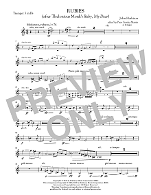 Rubies (After Thelonious Monk's "Ruby, My Dear") - Bb Trumpet 3 