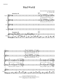 Mad World (arr. Tim Allen) - Full Score