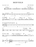 Deep Field (adapted for Wind Ensemble, Choir, and Smartphone App) - Bb Bass Clarinet 1