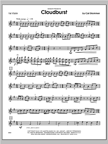 Cloudburst - Violin 1 