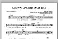 Grown Up Christmas List (with Optional Vocal Solo) - Eb Alto Saxophone 2