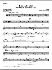 Rejoice, Be Glad! (with Rejoice, The Lord Is King) - Bb Trumpet 1 