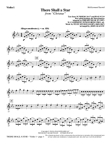 There Shall a Star (arr. John Leavitt) - Violin 1 
