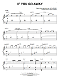 If You Go Away [Jazz version] (arr. Brent Edstrom)