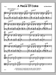A Piece Of Cake - Piano 