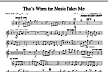 That's When The Music Takes Me - Bb Trumpet 1