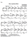 Does Anybody Here - Piano