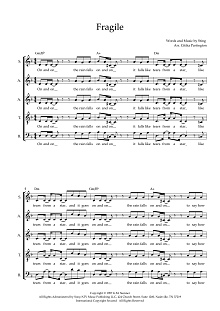 Fragile (arr. Gitika Partington) 