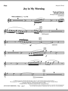 Joy In My Morning - Flute 