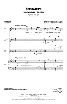 Somewhere (from West Side Story) (arr. Mac Huff) 