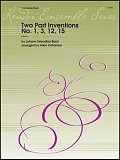 Two Part Inventions No. 1, 3, 12, 15 (arr. Allen Ostrander)