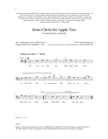 Jesus Christ the Apple Tree 