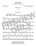 Sonata for Alto Saxophone, Op. 29 - Percussion 4