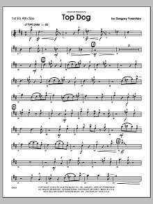 Top Dog - 1st Eb Alto Saxophone 
