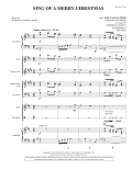 Sing of a Merry Christmas (Chamber Orchestra) - Full Score