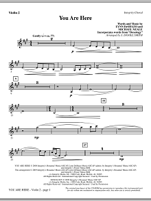 You Are Here (incorporating Doxology) - Violin 2 