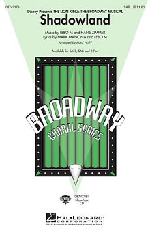 Shadowland (from The Lion King: Broadway Musical) (arr. Mac Huff) 