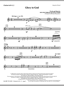 Glory To God - Clarinet 1 & 2 