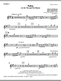 Today (As For Me And My House) - Trumpet 1