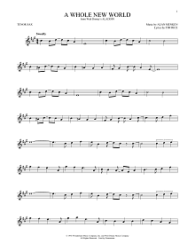 A Whole New World (from Aladdin) 