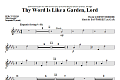 Thy Word Is Like A Garden, Lord - Percussion