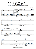 Piano Concerto No. 21 in C Major ('Elvira Madigan'), Second Movement Excerpt