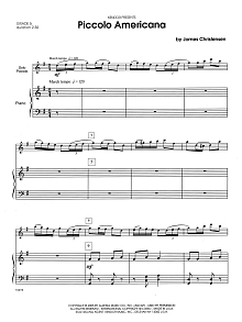 Piccolo Americana - Piano (optional) 