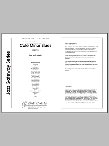 Cole Minor Blues - Full Score 